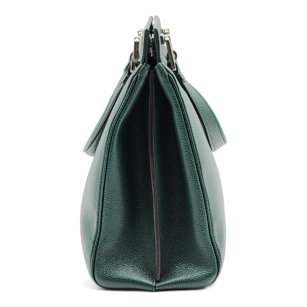 Gucci Zumi Top Handle Bag Leather Medium Green - Picture 4 of 16